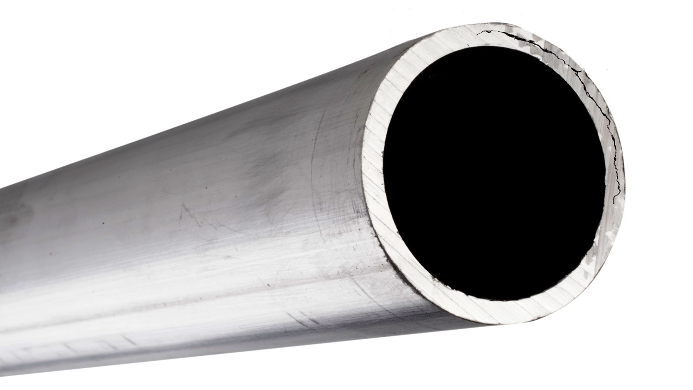 metal pipe showing hydrogen embrittlement