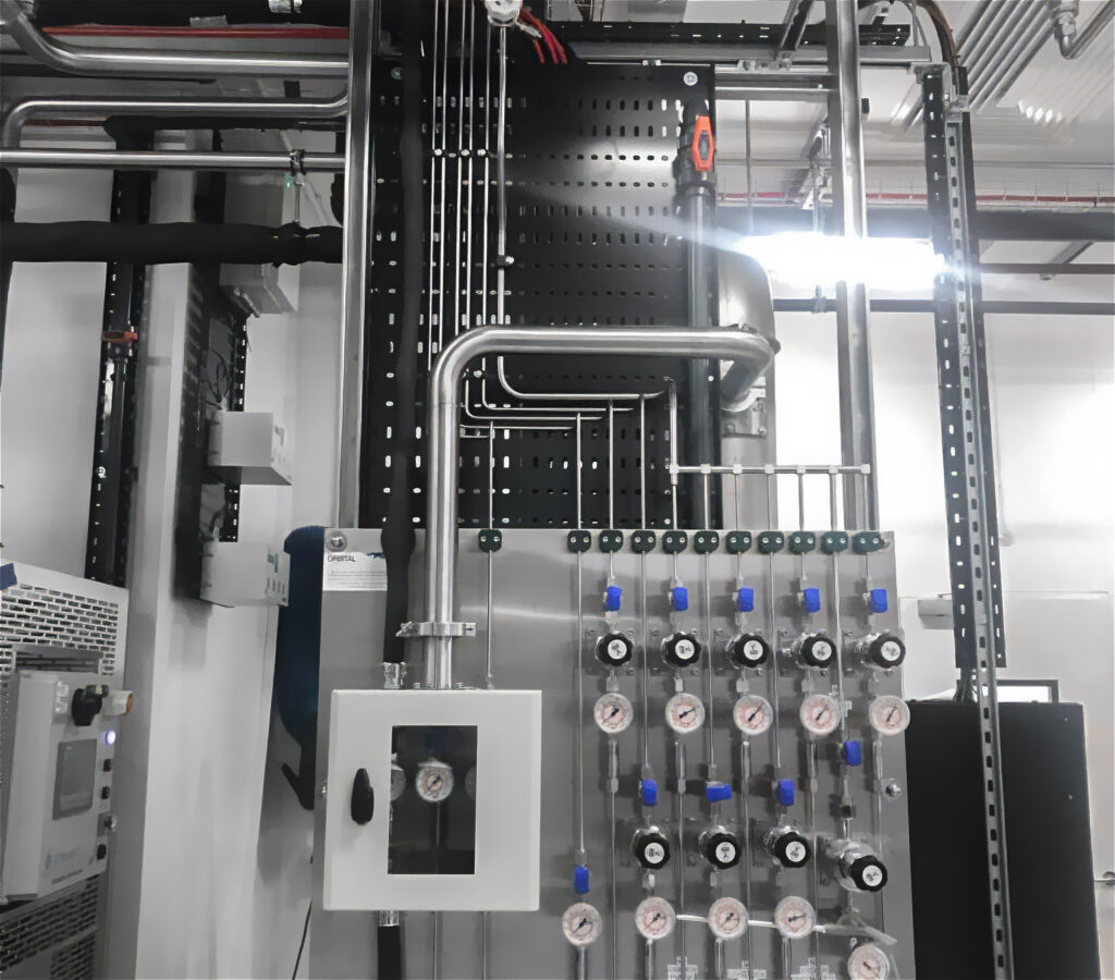 stainless steel high-purity pipeworkn site installations
